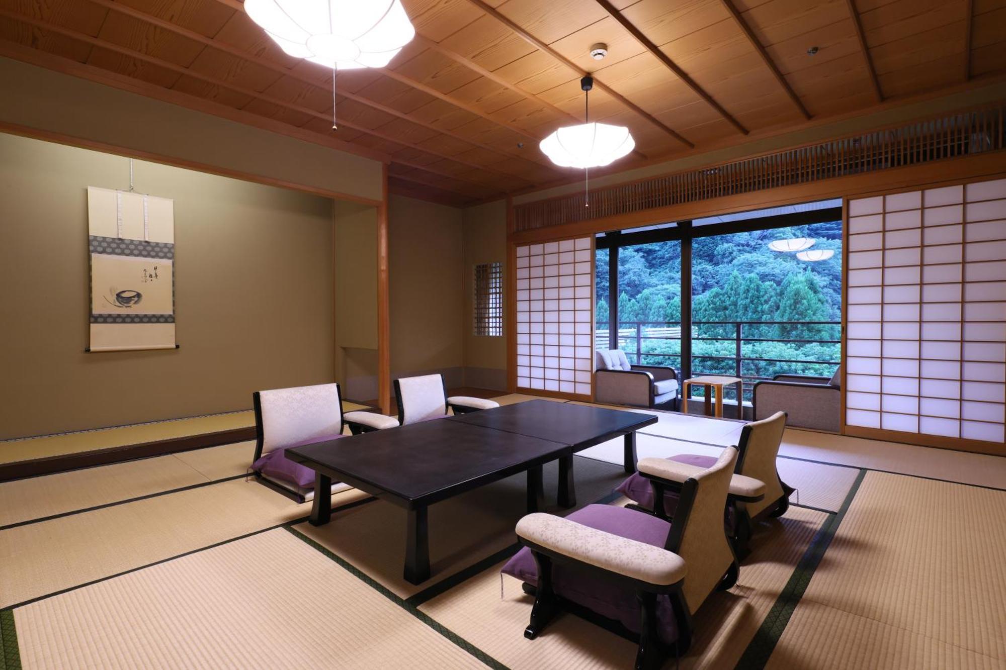 Oku Yugawara Sansuirou Hotel Bagian luar foto