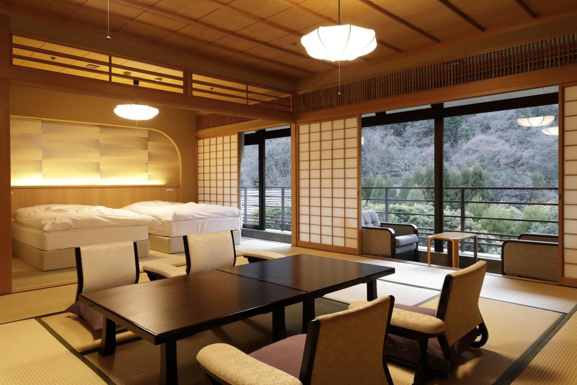 Oku Yugawara Sansuirou Hotel Bagian luar foto